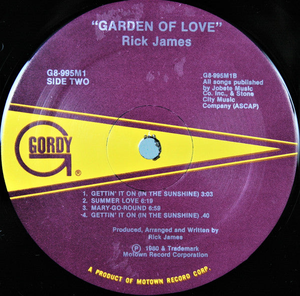 Rick James ~ Garden Of Love (Vinyl) - Djungel & Jazz