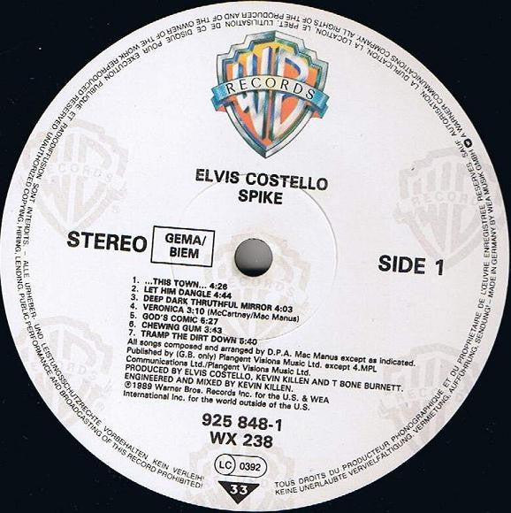 Elvis Costello ~ Spike (Vinyl) - Djungel & Jazz