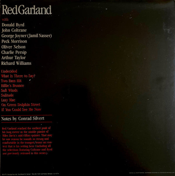 Red Garland ~ Saying Something (Vinyl) - Djungel & Jazz