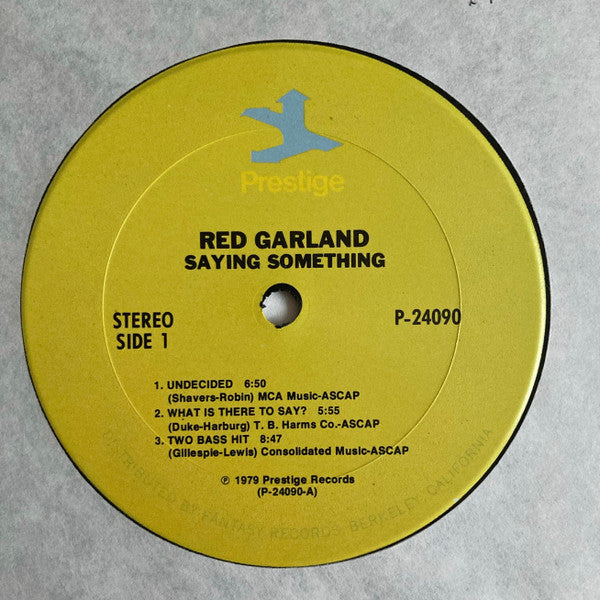 Red Garland ~ Saying Something (Vinyl) - Djungel & Jazz