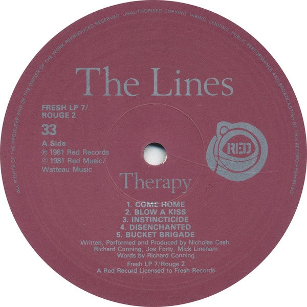 The Lines ~ Therapy (Vinyl) - Djungel & Jazz