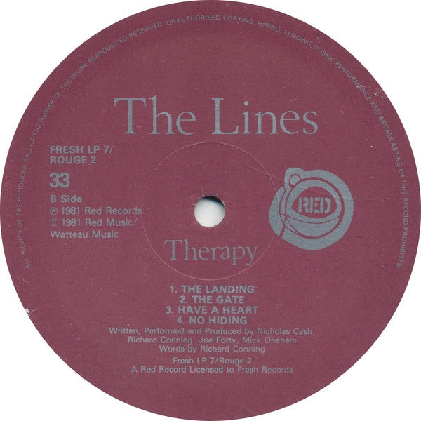 The Lines ~ Therapy (Vinyl) - Djungel & Jazz