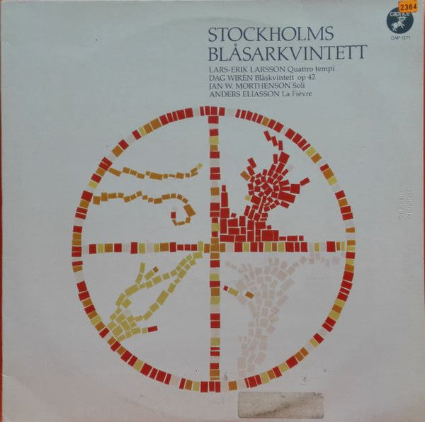 Stockholms Blåsarkvintett, Lars-Erik Larsson / Dag Wirén / Jan W. Morthenson / Anders Eliasson  ~ Stockholms Blåsarkvintett (Vinyl) - Djungel & Jazz