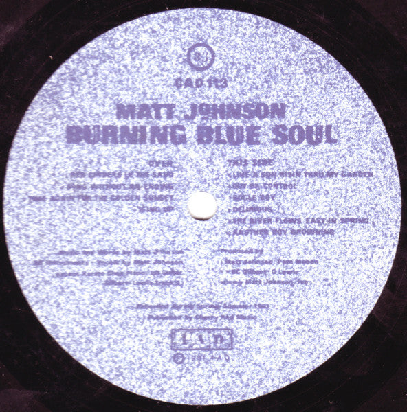 Matt Johnson ~ Burning Blue Soul (Vinyl) - Djungel & Jazz