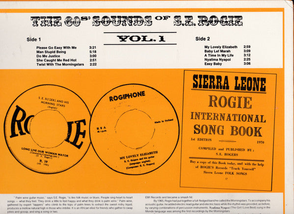S. E. Rogie ~ The 60's Sounds Of S. E. Rogie Vol. 1 (Vinyl) - Djungel & Jazz
