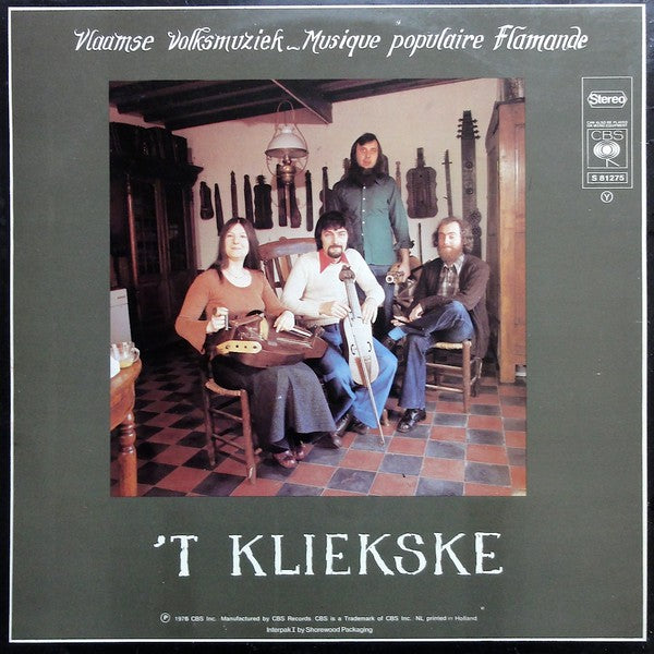 't Kliekske : Vlaamse Volksmuziek - Musique Populaire Flamande (LP, Album)