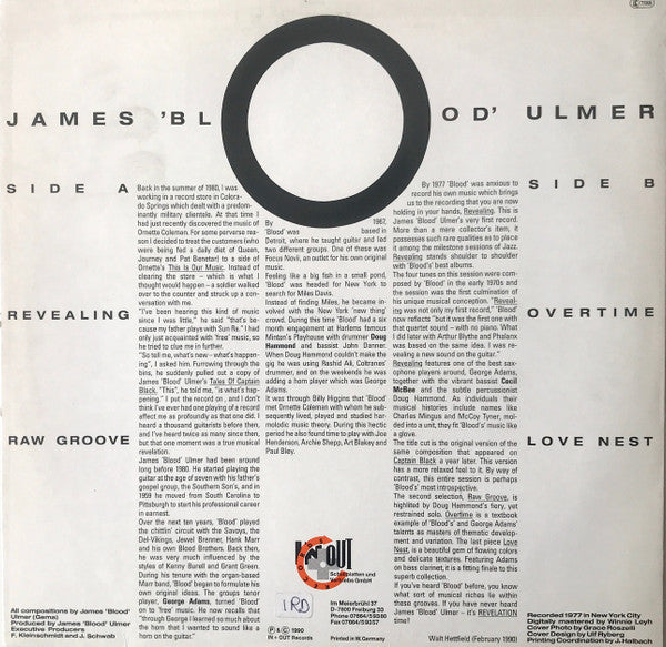 James Blood Ulmer : Revealing (LP, Album)