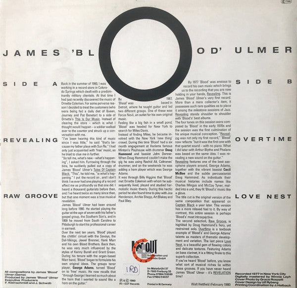 James Blood Ulmer ~ Revealing (Vinyl) - Djungel & Jazz