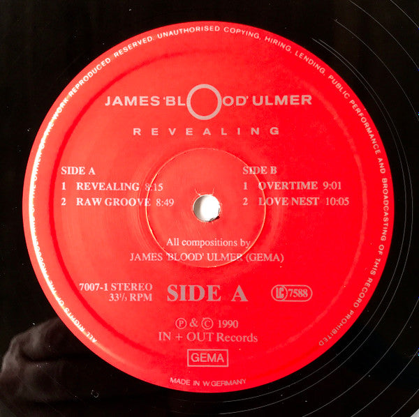 James Blood Ulmer : Revealing (LP, Album)