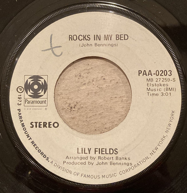 Lily Fields ~ Rocks In My Bed / I'll Get Along Somehow (Vinyl) - Djungel & Jazz