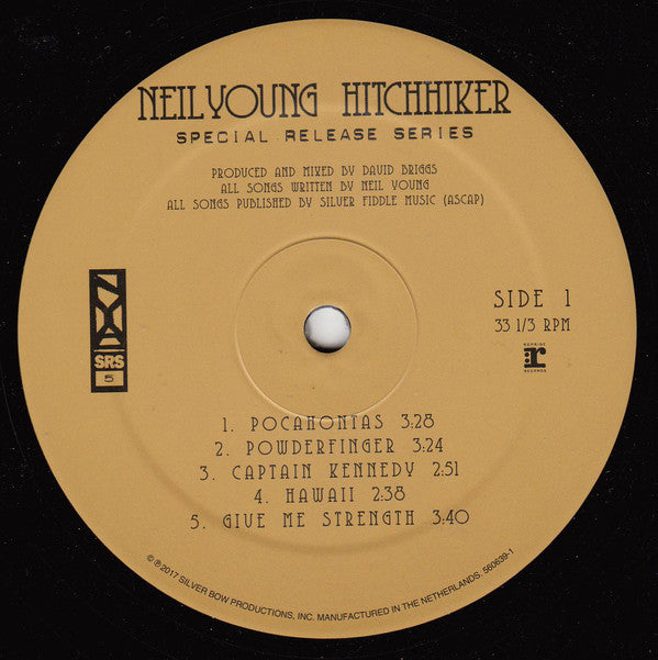 Neil Young ~ Hitchhiker (Vinyl) - Djungel & Jazz