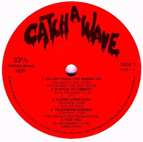 Various : Catch A Wave (2x10", Comp, Mono)