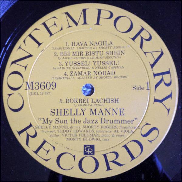 Shelly Manne ~ My Son The Jazz Drummer! (Vinyl) - Djungel & Jazz