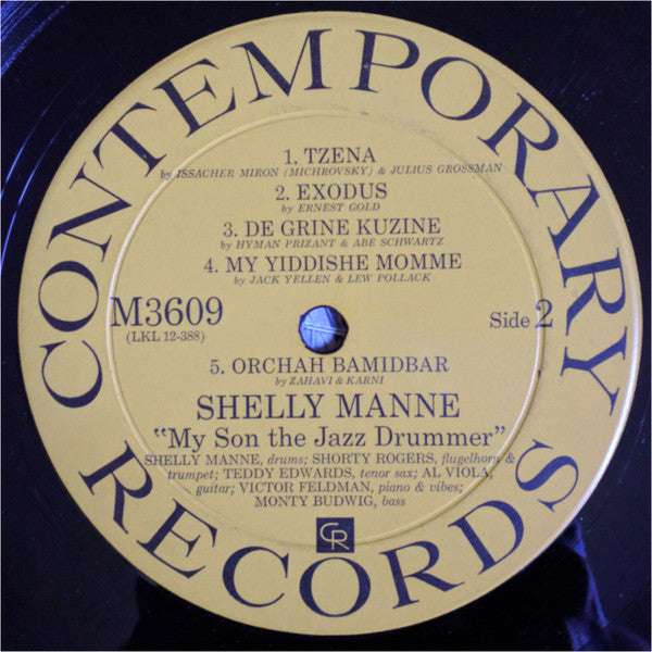Shelly Manne : My Son The Jazz Drummer! (LP, Mono)