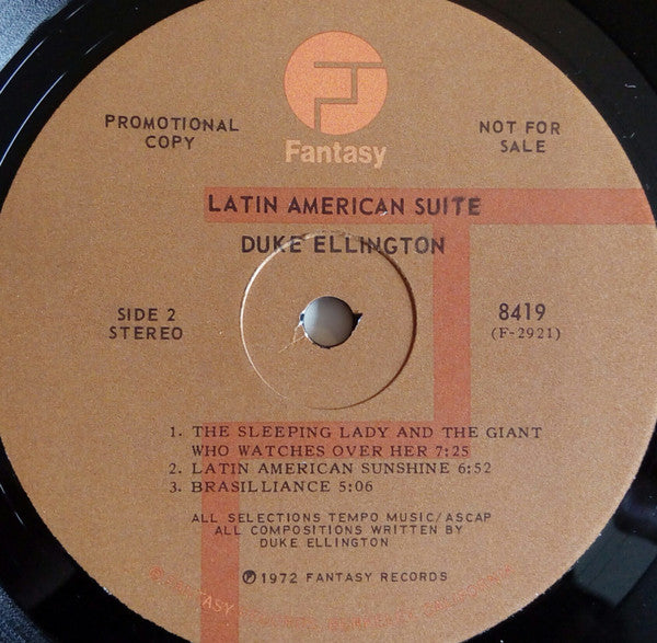Duke Ellington And His Orchestra : Latin American Suite (LP, Album, Promo)