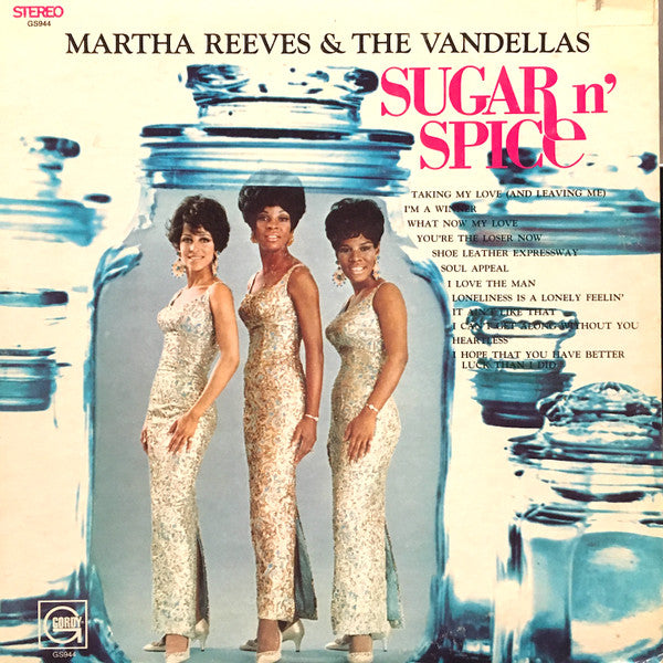 Martha Reeves & The Vandellas ~ Sugar 'n' Spice (Vinyl) - Djungel & Jazz