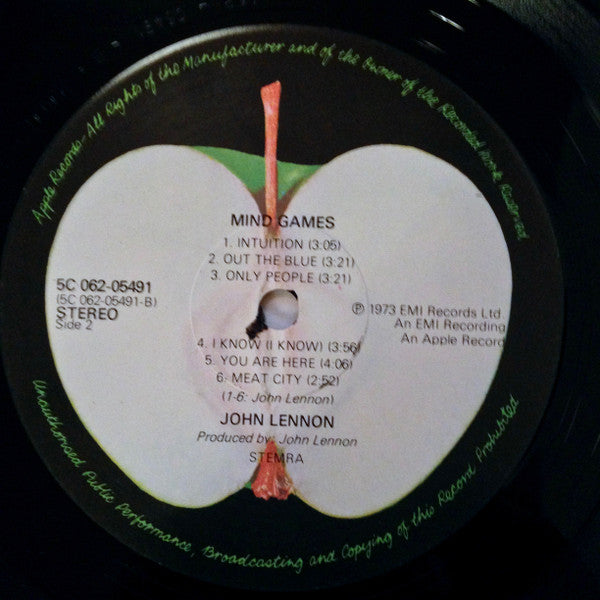 John Lennon ~ Mind Games (Vinyl) - Djungel & Jazz