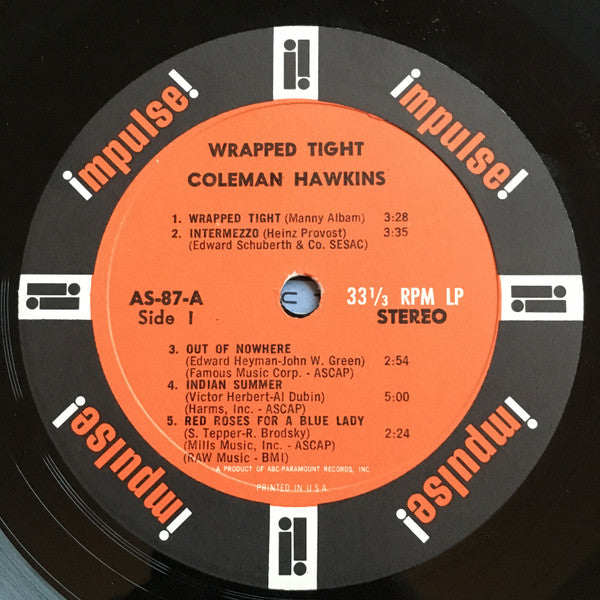 Coleman Hawkins ~ Wrapped Tight (Vinyl) - Djungel & Jazz