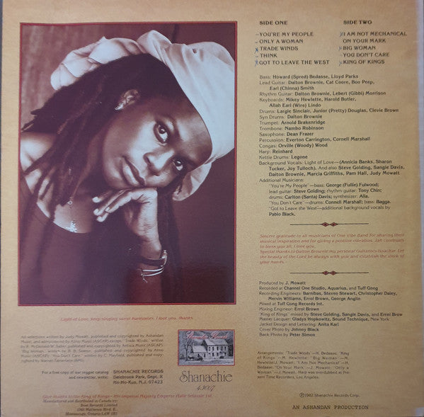 Judy Mowatt : Only A Woman (LP, Album)