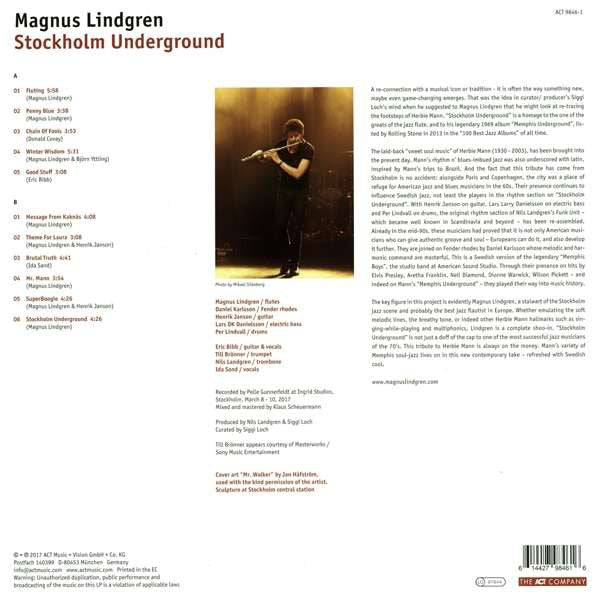 Magnus Lindgren ~ Stockholm Underground (Vinyl) - Djungel & Jazz