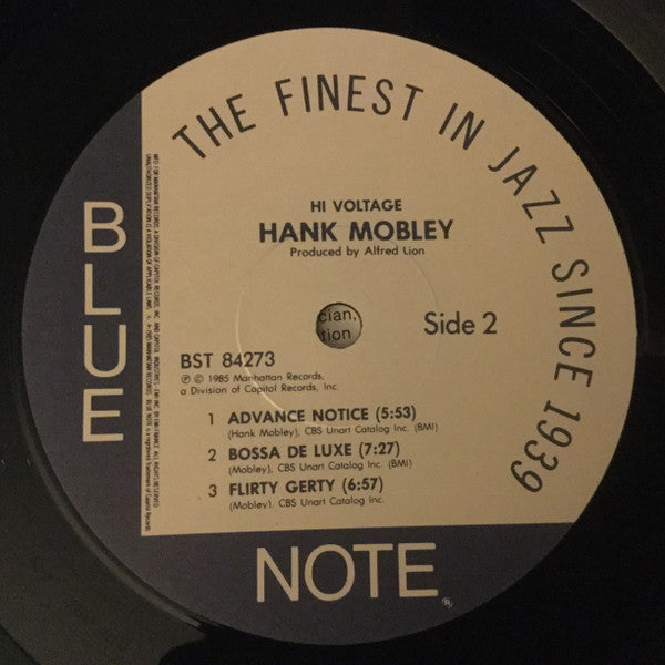 Hank Mobley ~ Hi Voltage (Vinyl) - Djungel & Jazz