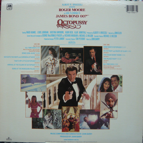 John Barry ~ Octopussy (Original Motion Picture Soundtrack) (Vinyl) - Djungel & Jazz