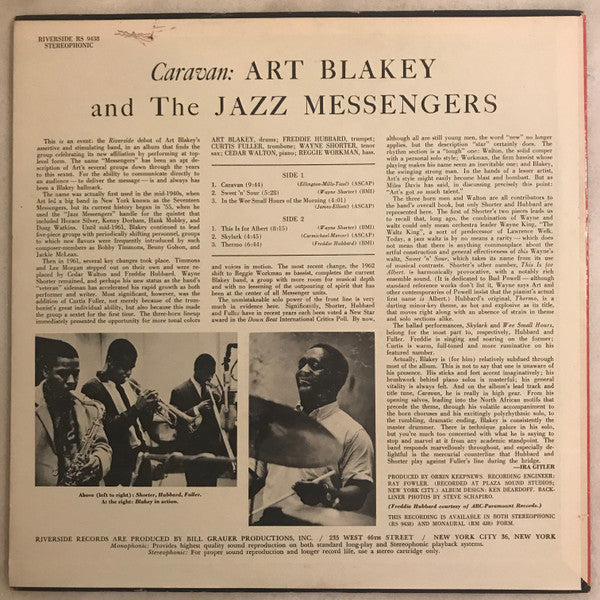Art Blakey & The Jazz Messengers ~ Caravan (Vinyl) - Djungel & Jazz