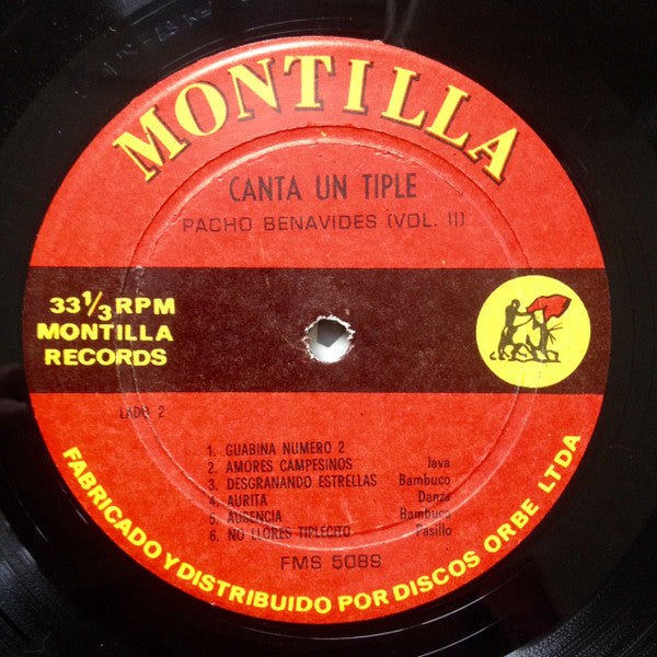 Pacho Benavides ~ Canta Un Tiple Vol II (Vinyl) - Djungel & Jazz