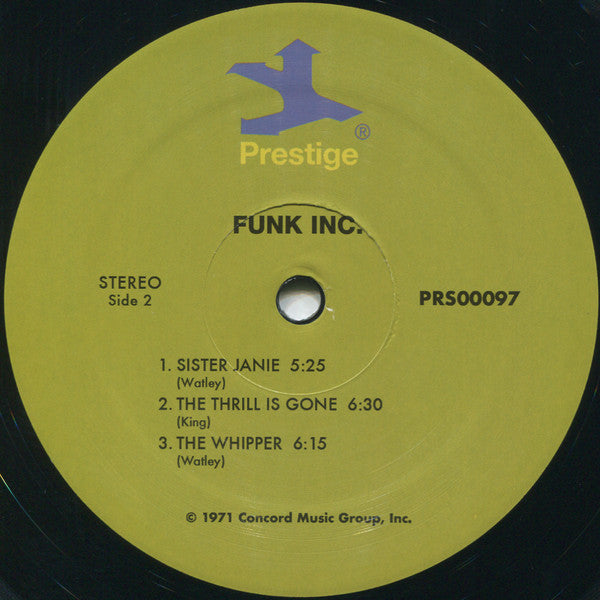 Funk Inc. ~ Funk Inc. (Vinyl) - Djungel & Jazz