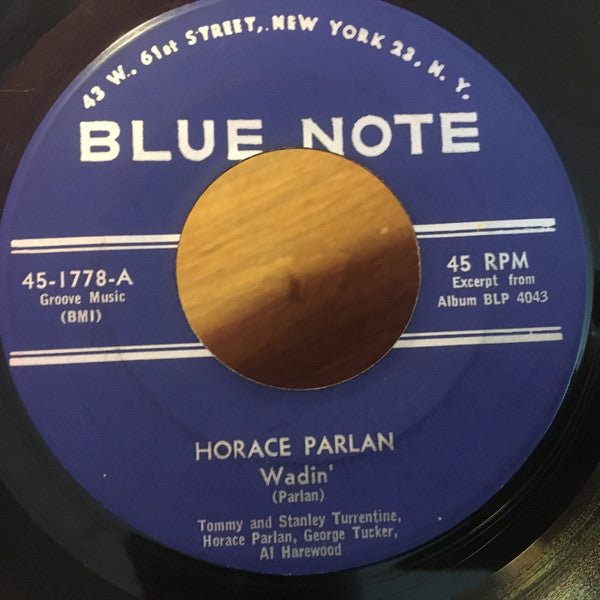 Horace Parlan : Wadin' / Borderline (7", Single)