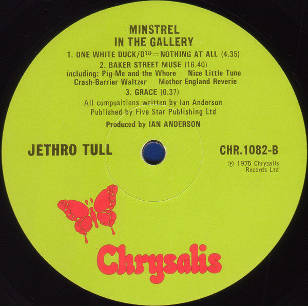 Jethro Tull ~ Minstrel In The Gallery (Vinyl) - Djungel & Jazz