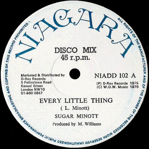 Sugar Minott / Captain Simbad* : Every Little Thing / Dem Run To Babylon (12")