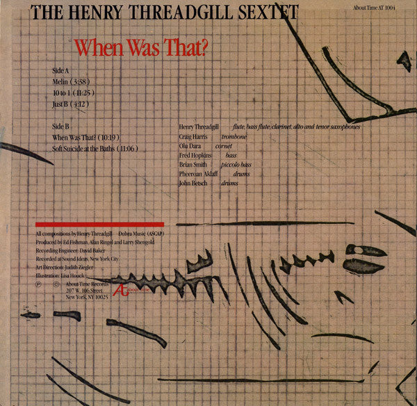 Henry Threadgill Sextet* : When Was That? (LP, Album)