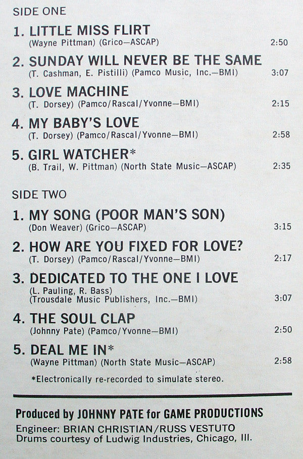 The O'Kaysions ~ Girl Watcher (Vinyl) - Djungel & Jazz