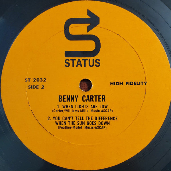 Benny Carter With Ben Webster & Barney Bigard : Benny, Ben & Barney (LP, Album)