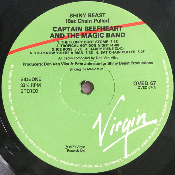 Captain Beefheart And The Magic Band ~ Shiny Beast (Bat Chain Puller) (Vinyl) - Djungel & Jazz