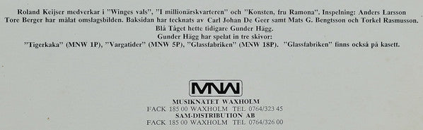 Blå Tåget : Brustna Hjärtans Hotell (2xLP, Album, Blu)