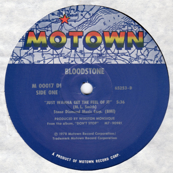 Bloodstone ~ Just Wanna Get The Feel Of It (Vinyl) - Djungel & Jazz