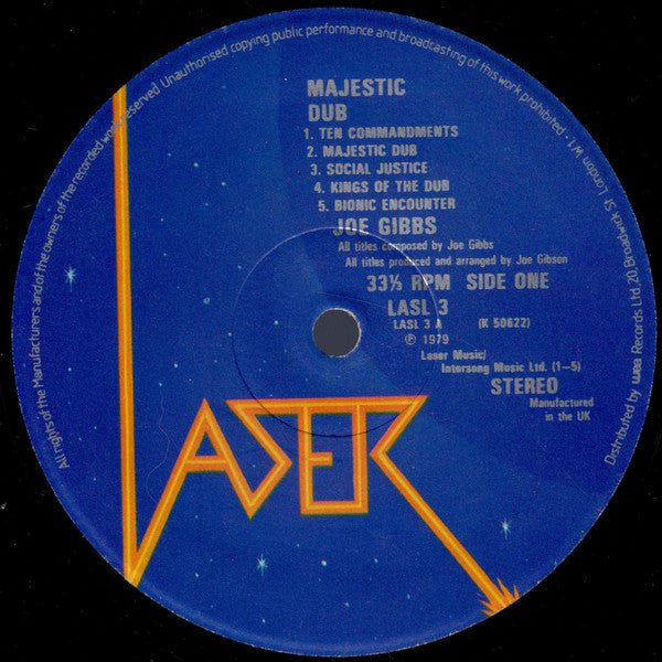 Joe Gibbs & The Professionals : Majestic Dub (LP)