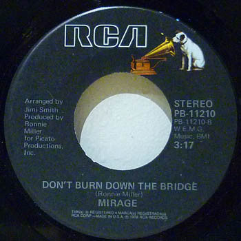 Mirage  ~ Romeo / Don't Burn Down The Bridge (Vinyl) - Djungel & Jazz
