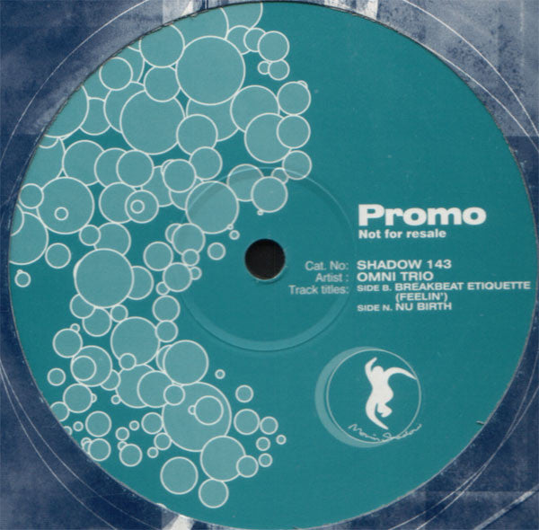 Omni Trio ~ Breakbeat Etiquette (Feelin') / Nu Birth (Vinyl) - Djungel & Jazz