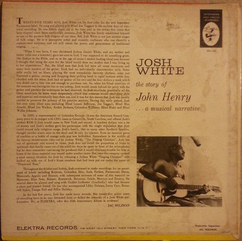 Josh White ~ The Story Of John Henry...A Musical Narrative (Vinyl) - Djungel & Jazz