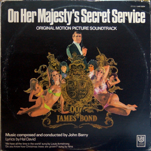 John Barry : On Her Majesty's Secret Service (Original Motion Picture Soundtrack) (LP, Album)