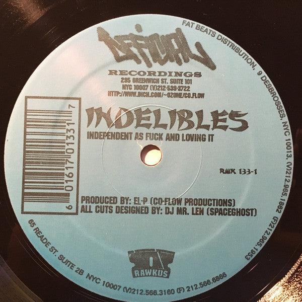 Indelible MC's ~ Fire In Which You Burn / Collude Intrude (Vinyl) - Djungel & Jazz