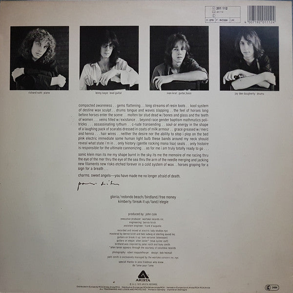 Patti Smith ~ Horses (Vinyl) - Djungel & Jazz