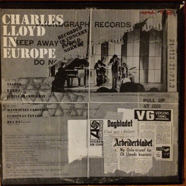 Charles Lloyd : Charles Lloyd In Europe (LP, Album)