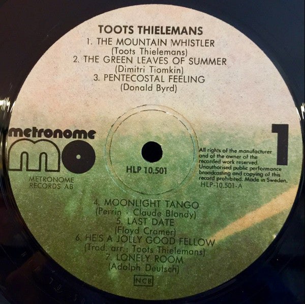Toots Thielemans ~ Bluesette/Toots (Vinyl) - Djungel & Jazz