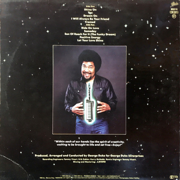 George Duke ~ Dream On (Vinyl) - Djungel & Jazz
