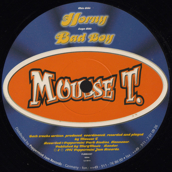 Mousse T. ~ Horny / Bad Boy (Vinyl) - Djungel & Jazz