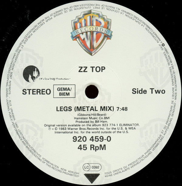 ZZ Top ~ Rough Boy (Vinyl) - Djungel & Jazz